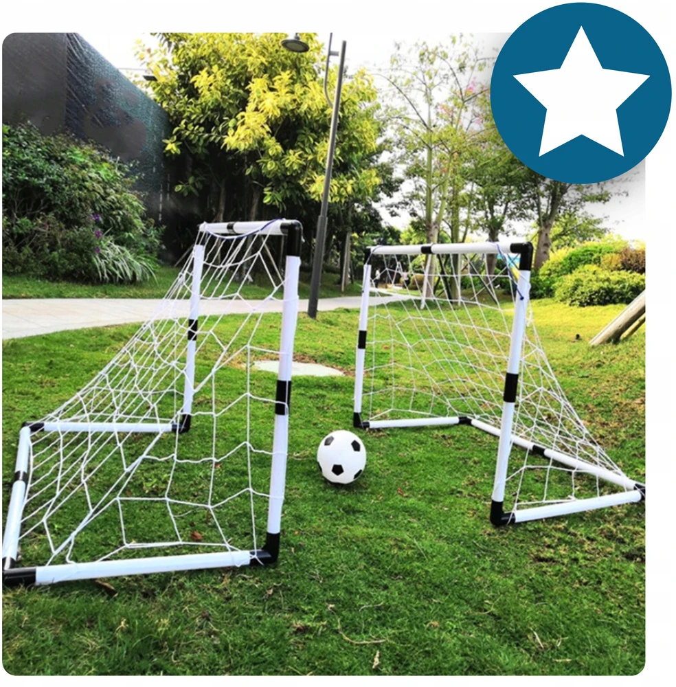 Zlaro 2in1 Dideli futbolo vartai 185x120 cm su kamuoliu ir pompa