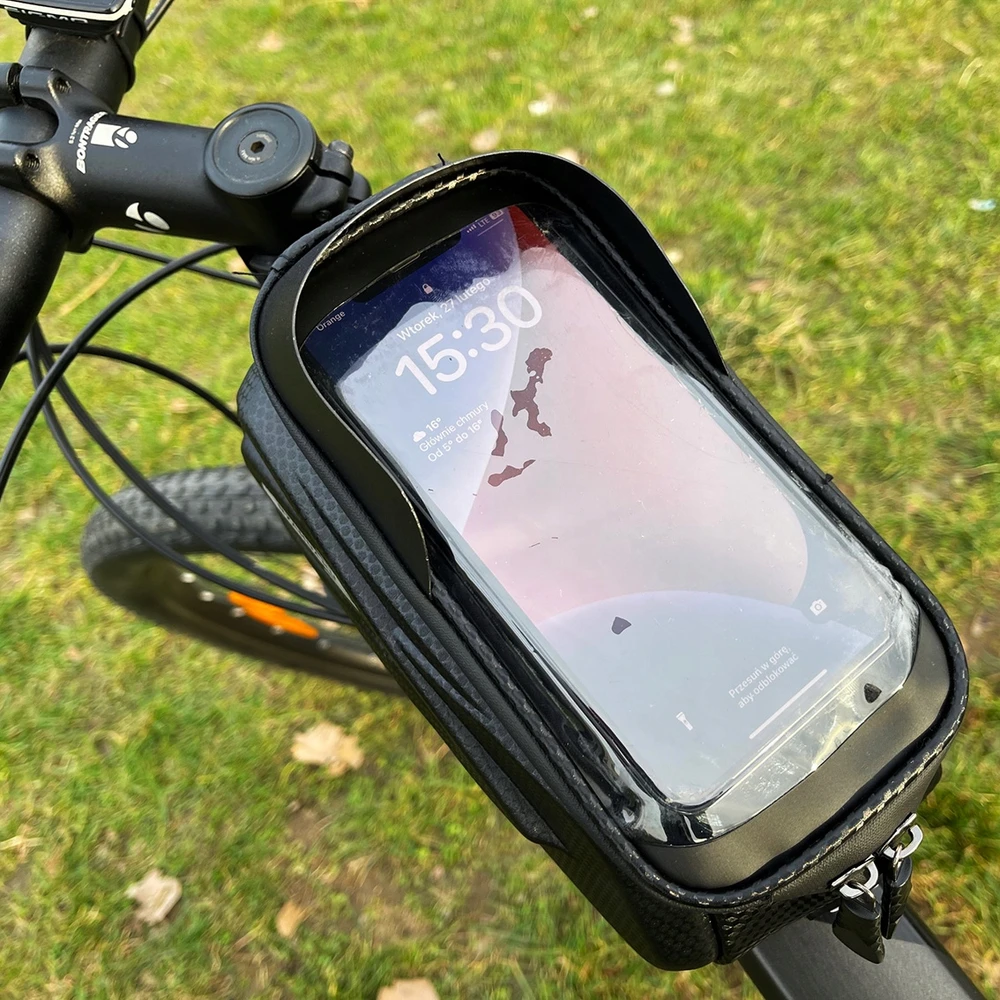 Zlaro Wodoodporna Sakwa Rowerowa Krepšys Laikiklis Dėklas na Telefonas Išmanusis telefonas na ramę