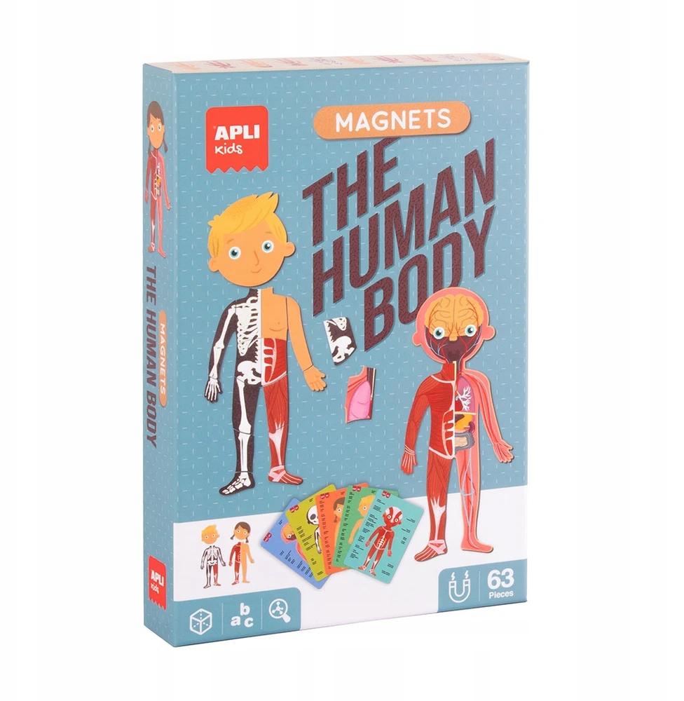 Apli Kids Magnetinis žaidimas-dėlionė „Žmogaus kūnas”