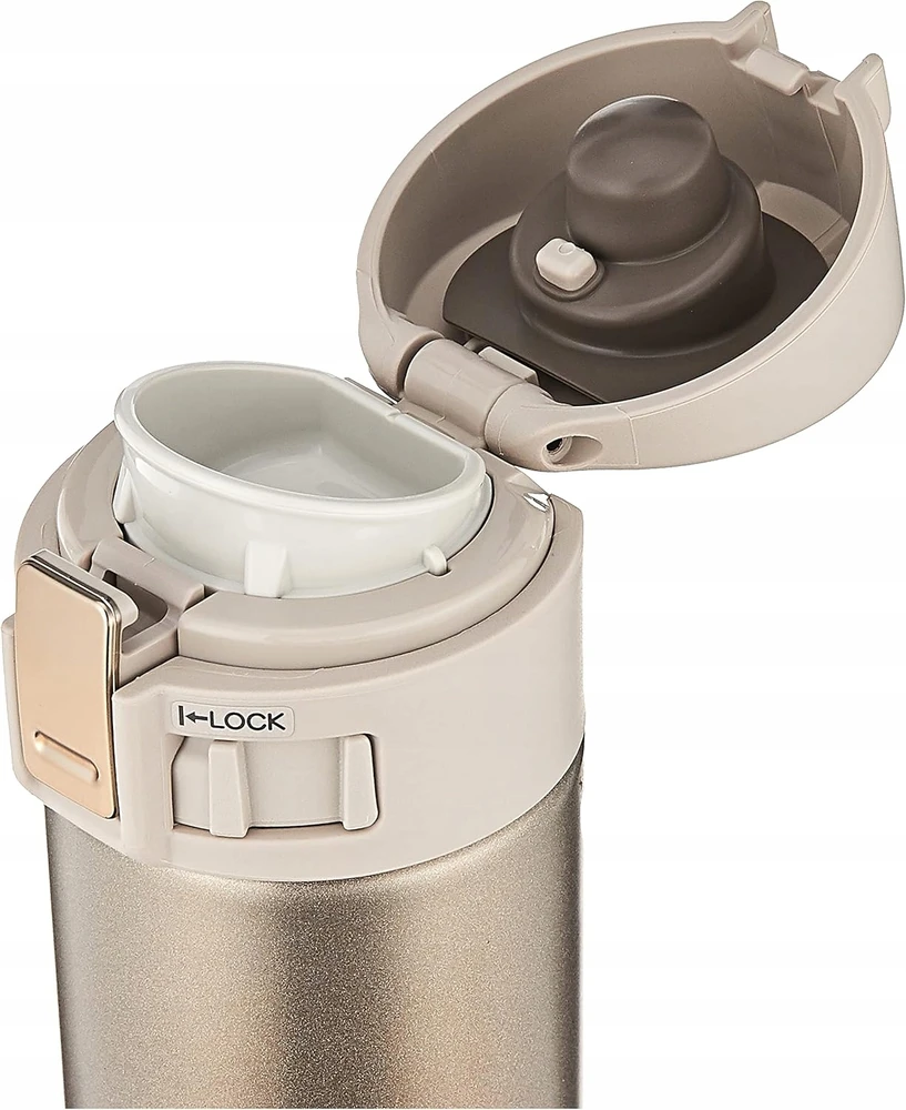 Zojirushi Sm-khe36nl 360ml: Termo puodelis, šampano auksas