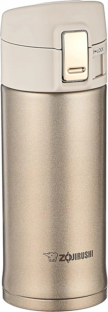 Zojirushi Sm-khe36nl 360ml: Termo puodelis, šampano auksas