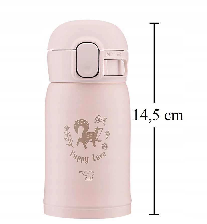 Zojirushi Sm-wp24-pm 240ml nerūdijančio plieno termosinis puodelis