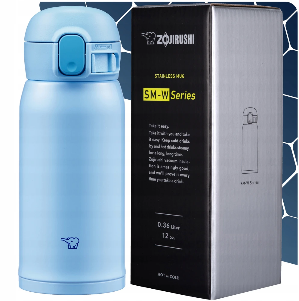 Zojirushi Sm-wr36e-ap 360 ml termosinė taurė, šviesiai mėlyna