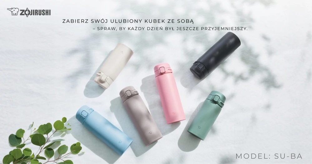 Zojirushi Su-ba36 termos puodelis 360 ml, mėlynas, kelioninis