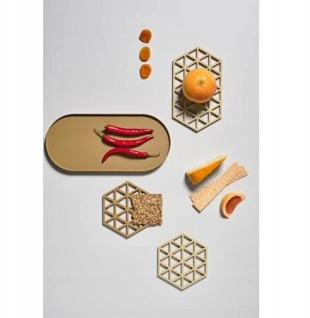 Zone Denmark Zona Danija Triangles L24 Warm Sand 12430 indų kilimėlis