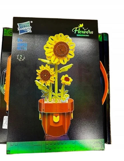 Zuanma Konstrukciniai blokeliai: Saulėgrąžos vazone – 359 detalės