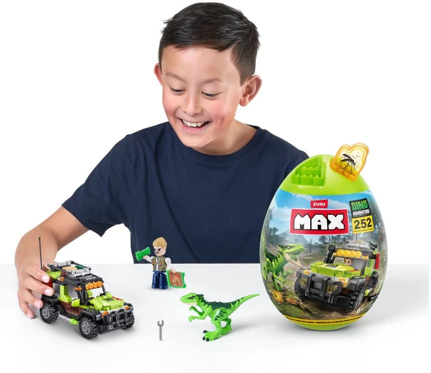 ZURU Egg Max Dino Adventure Raptor Force 83154 dinozaurų blokai