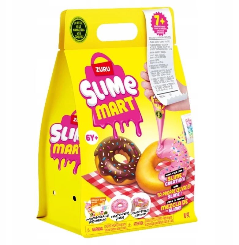Zuru KŪRYBINIS RINKINYS SLIME MART DONUT PLASTIC, DIY, 6+ VAIKAMS