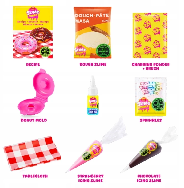 Zuru KŪRYBINIS RINKINYS SLIME MART DONUT PLASTIC, DIY, 6+ VAIKAMS