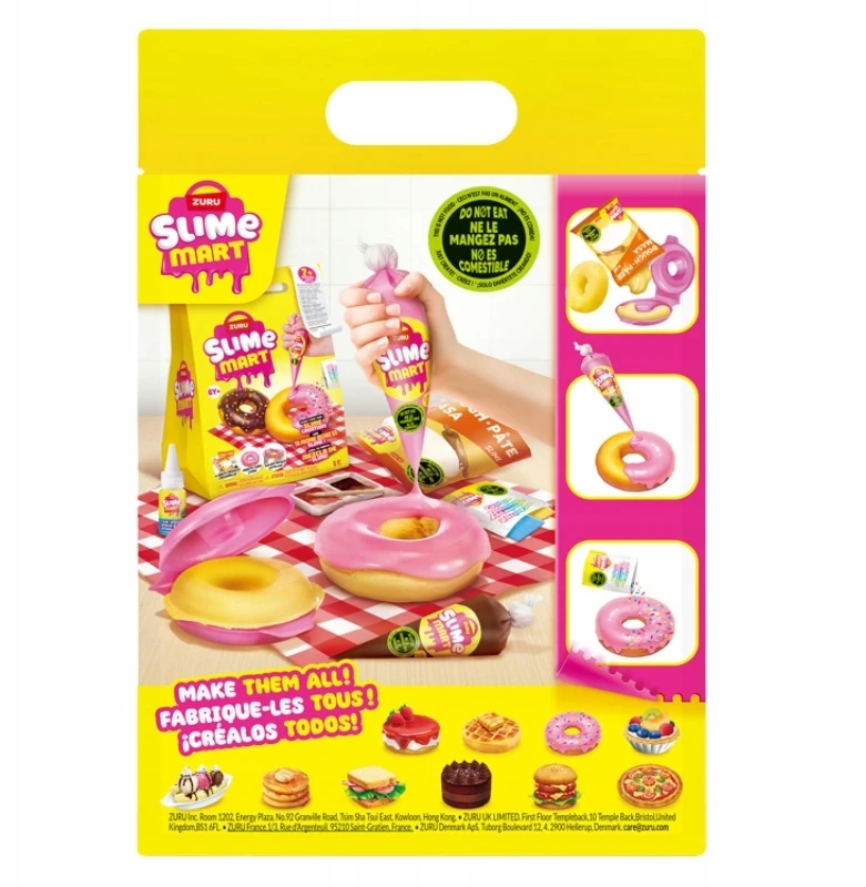 Zuru KŪRYBINIS RINKINYS SLIME MART DONUT PLASTIC, DIY, 6+ VAIKAMS