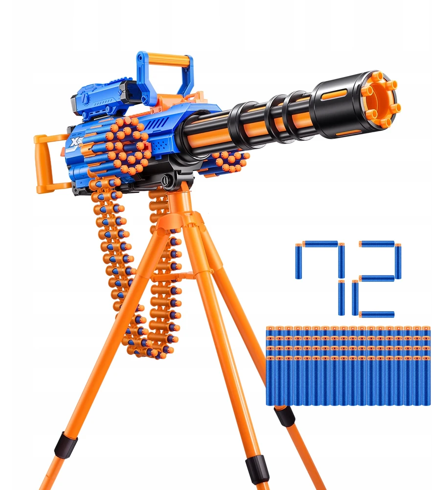 XShot ZURU X-Shot Insanity Rage Fire blasteris su 72 smiginiais, nuotolis 27 m