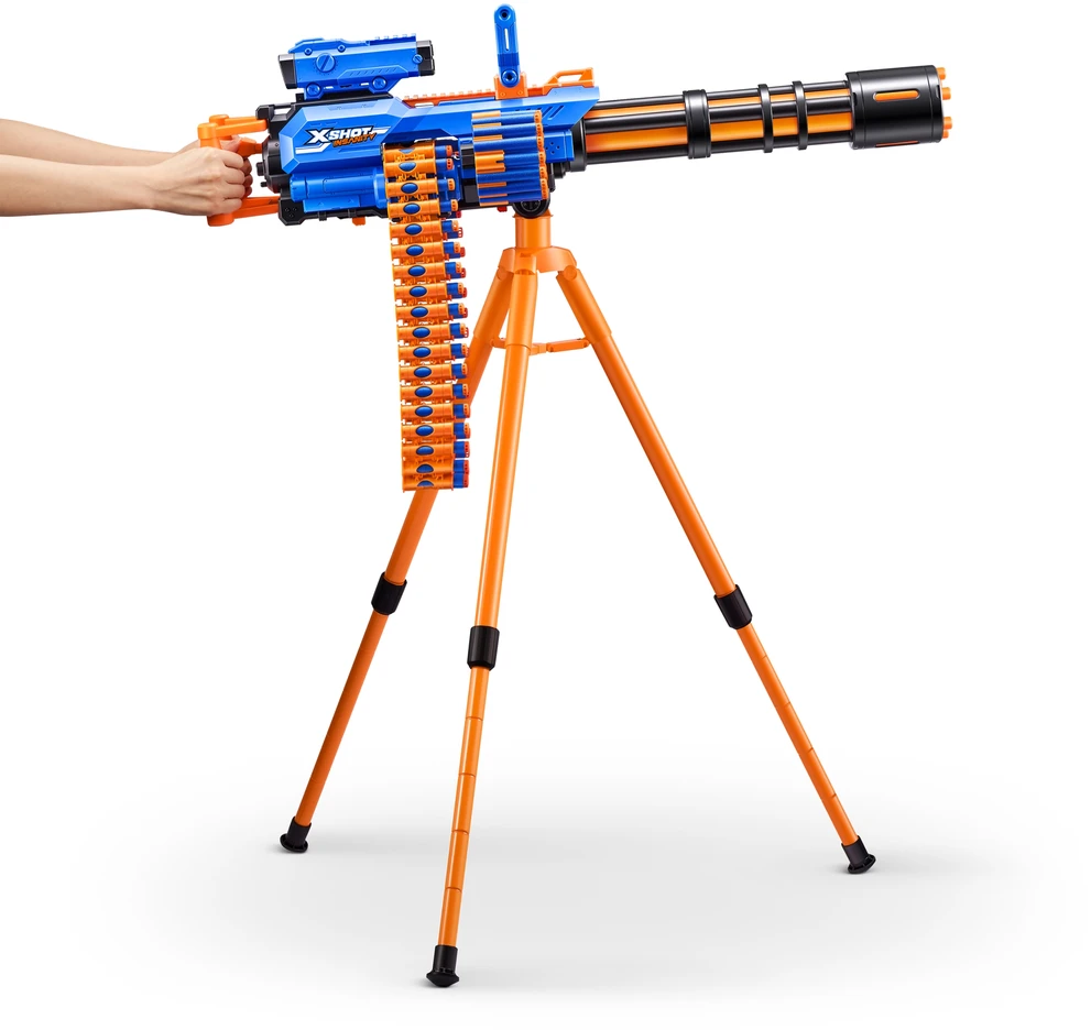 XShot ZURU X-Shot Insanity Rage Fire blasteris su 72 smiginiais, nuotolis 27 m