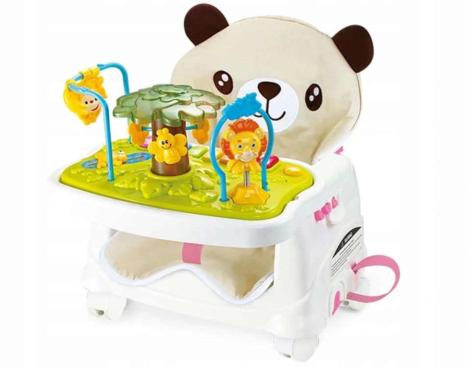 Zutto 3 viename HQ reguliuojamas maitinimo kėdutės maitinimo stalas žaidimų aikštelės Panda žaislai