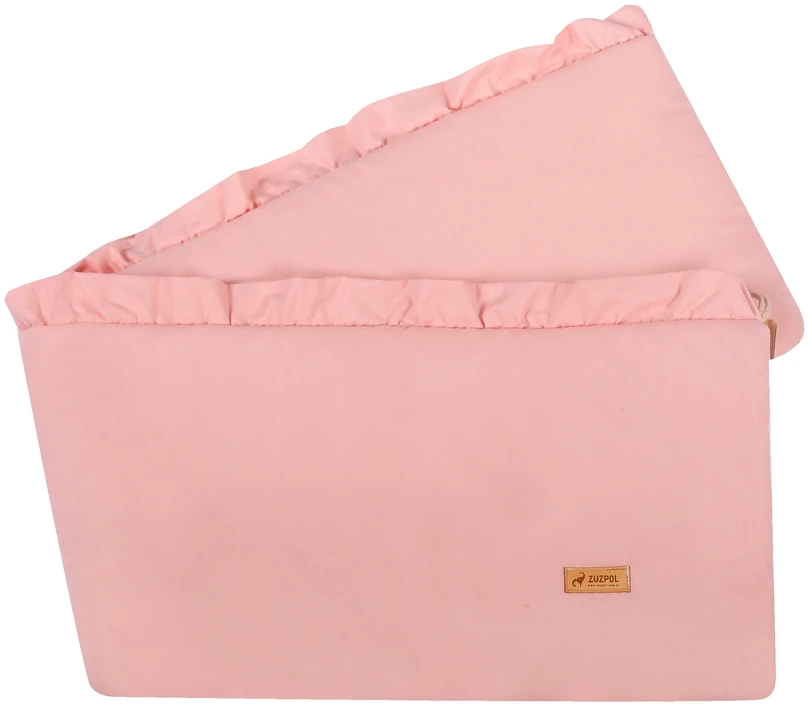 Zuzpol Ochraniacz do łóżeczka 180 cm do łóżeczka 120x60 rožinė FRILL