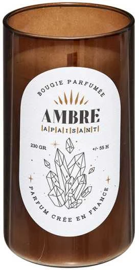 Atmosphera Žvakė stikliniame indelyje ambra kvapo 230 g D6,5 cm Comptoir de la Boug 164856C