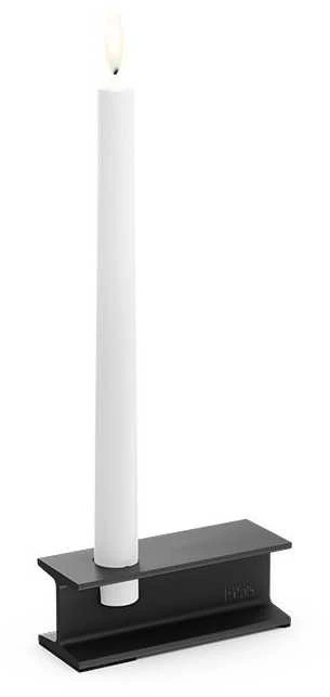 Žvakidė HOFATS Henry Metalinė Juoda 13cm