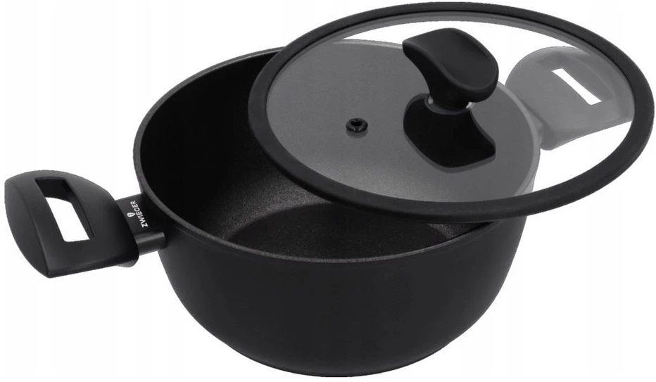 ZWIEGER ALIUMINIO PUODAS NELIPAUS INDUKCINIS SENSA THERMO 4.4L 24cm