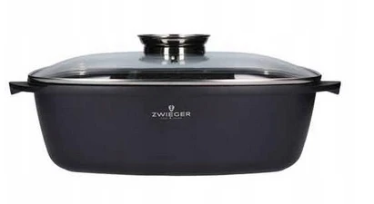 ZWIEGER Juodas STONE - keptuvė 32cm 5.0L