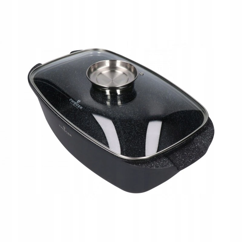 ZWIEGER Juodas STONE - keptuvė 32cm 5.0L