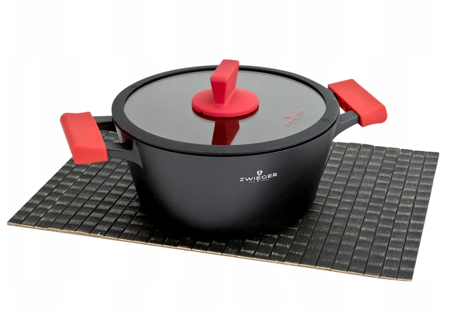 Zwieger Puodas su dangčiu 3,5 L Obsidianas