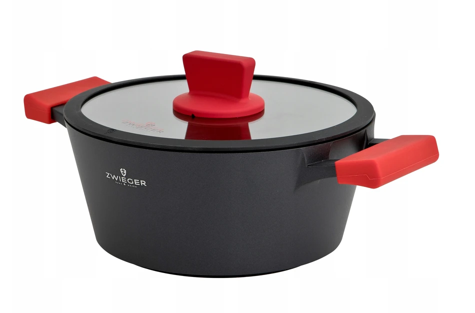 Zwieger Puodas su dangčiu 3,5 L Obsidianas
