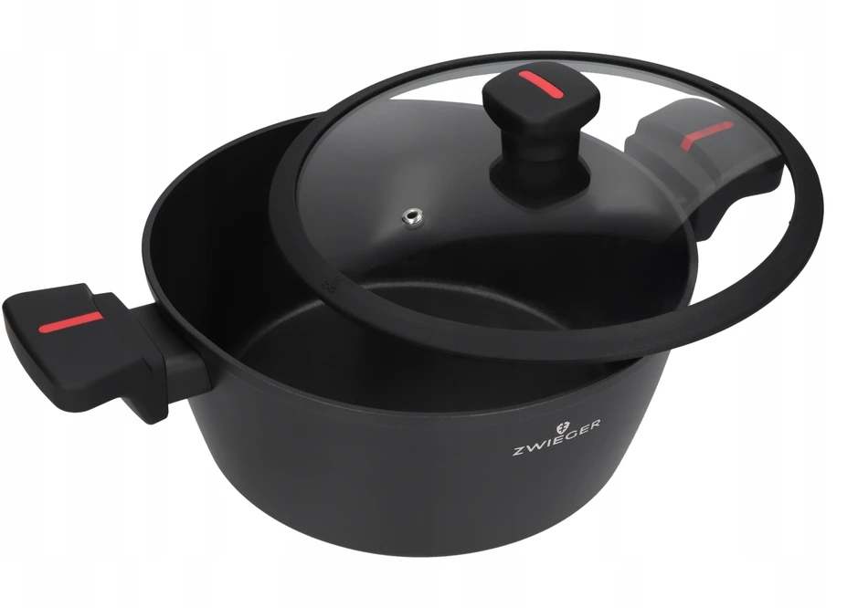 ZWIEGER Raudonas LINE Puodas 24 cm