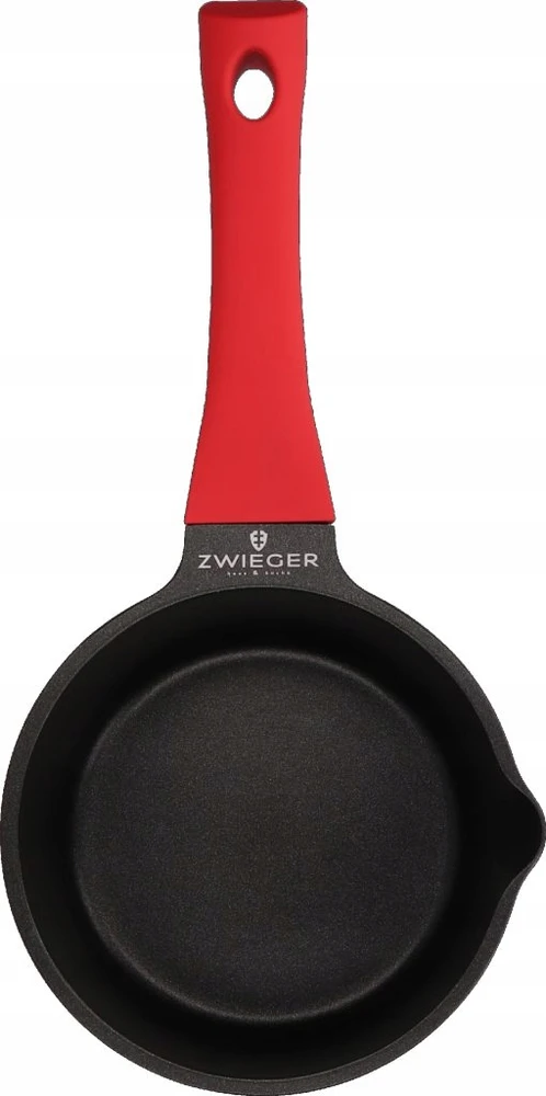 ZWIEGER SAUGUS PUODAS SU DANČIU ALUMINIUMINIS NELIPAUS INDUKCINIS OBSIDIANAS 16cm 1,1 L