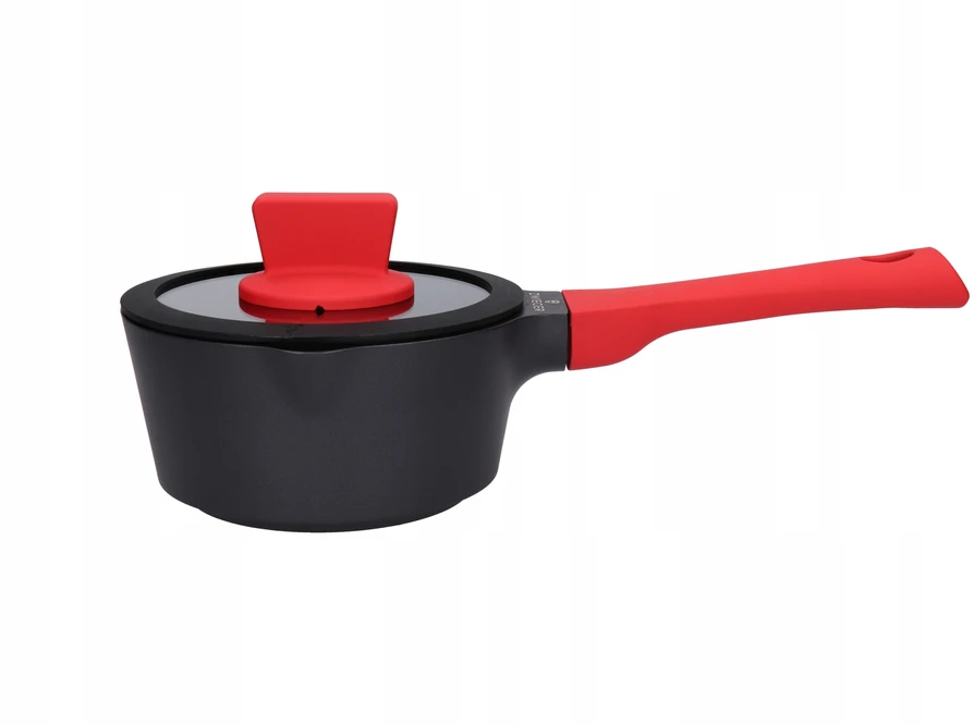 ZWIEGER SAUGUS PUODAS SU DANČIU ALUMINIUMINIS NELIPAUS INDUKCINIS OBSIDIANAS 16cm 1,1 L