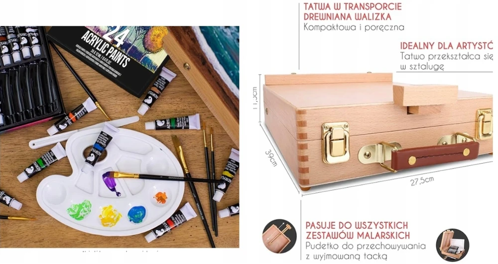 ZX MEDINIS SULANKSTAMAS STALAS EASILA + DAŽYMO RINKINYS