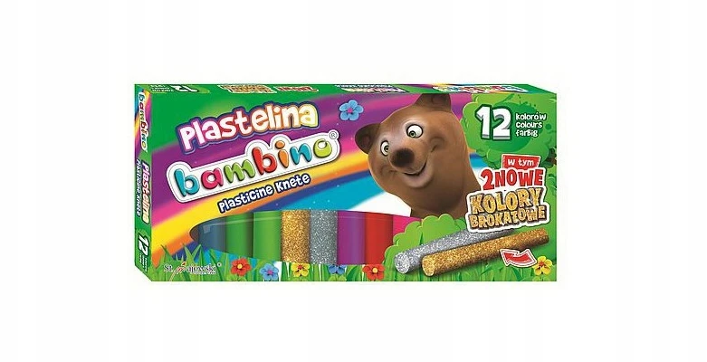 ZX PLASTELINA SZKOLNA DLA DZIECI 12 KOL BAMBINO