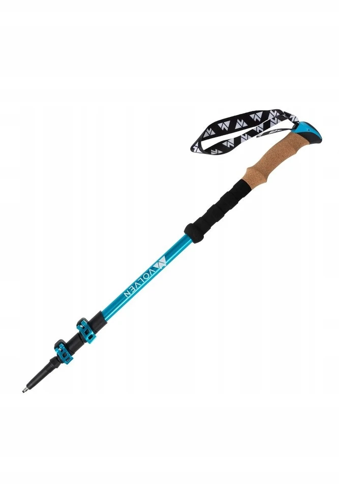 Žygio lazdelės Volven Adventure Carbon, mėlyna