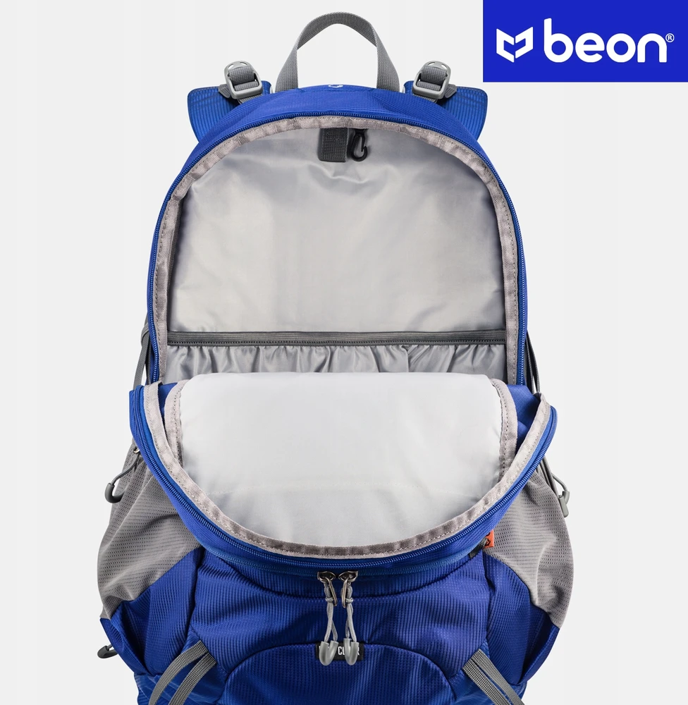 Žygių kuprinė Beon XB540, 30 l, mėlyna, su apsauga nuo lietaus