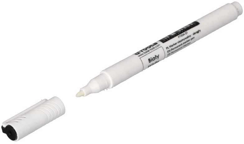 Faster Tools Žymeklis FASTER Permanent Baltas, Baltas, 1.2mm