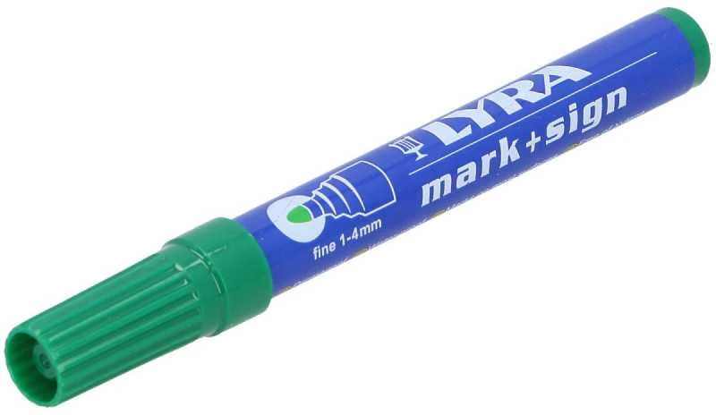 Žymeklis Lyra Permanent Žalias Žalia