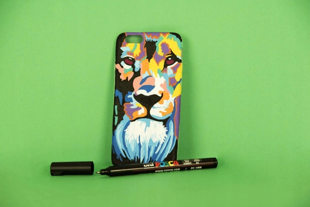 Žymeklis UNI Posca PC-1M, apvalus, 0.7 mm, smėlio