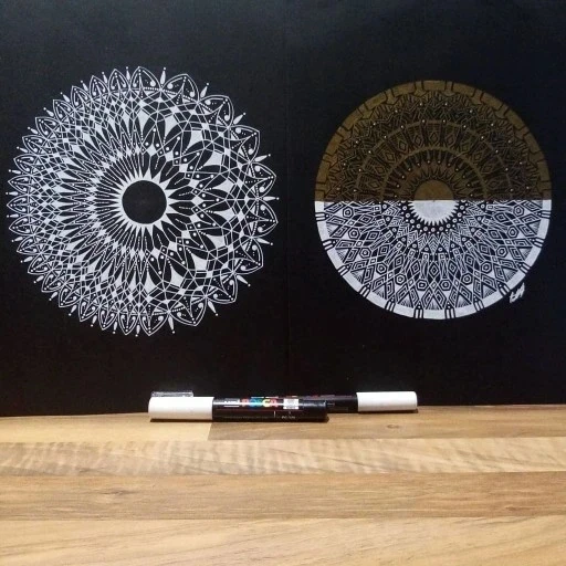 Žymeklis UNI Posca PC-1M, apvalus, 0.7 mm, pilkas