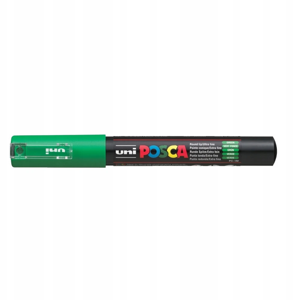 Žymeklis UNI Posca PC-1M, apvalus, 0.7 mm, žalias