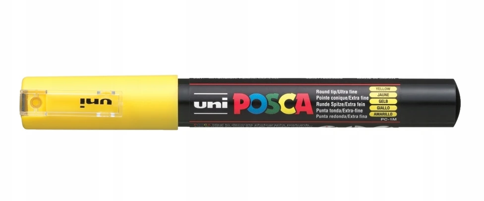 Uni Mitsubishi Markeris POSCA PC-1M Nr.2 geltonas
