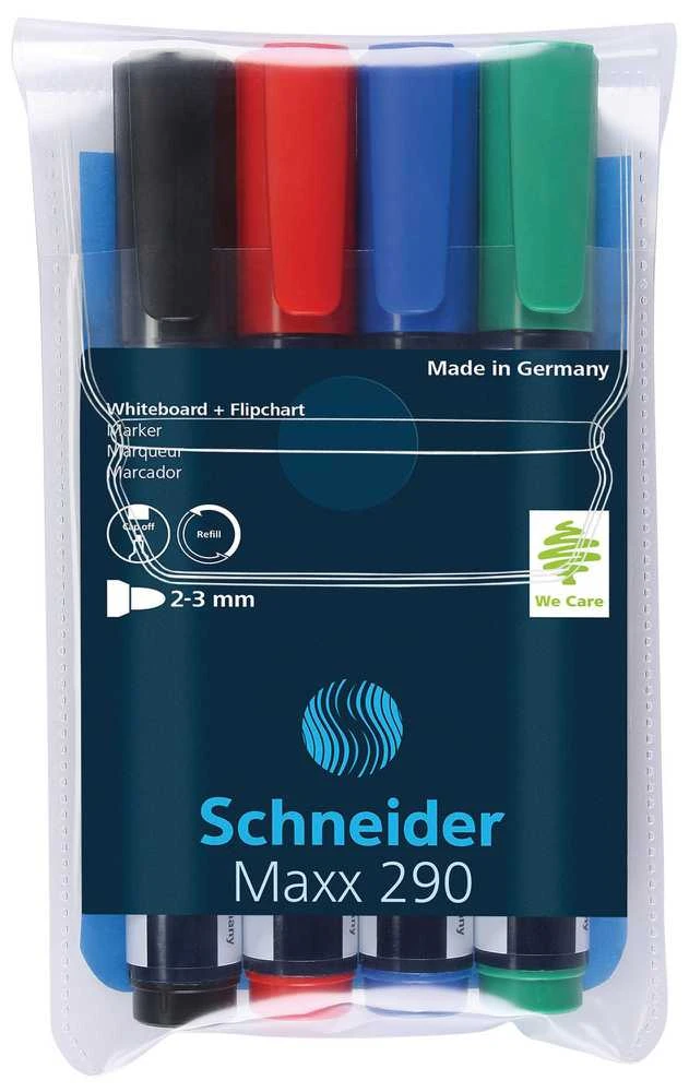 Schneder Schneider Žymeklių rinkinys baltai lentai MAXX 290 4vnt.