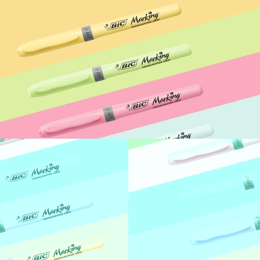 Žymeklių rinkinys Bic pastel, 6 vnt.