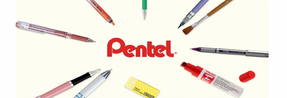 Žymeklių rinkinys Pentel Maxiflo, 4 vnt.