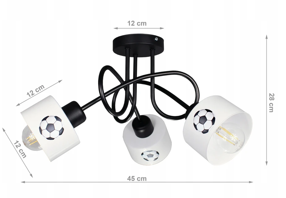 Bez Marki Żyrandol lampa sufitowa wisząca EDISON LOFT balta lampy sufitowe do pokoju