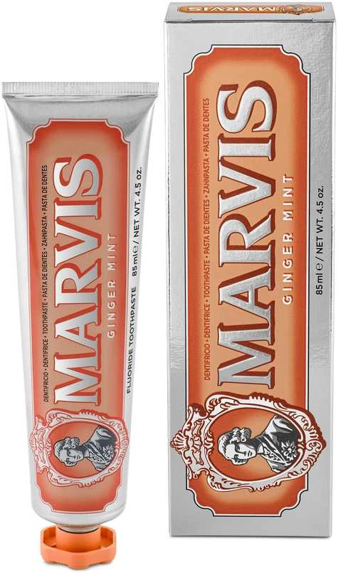 Marvis Ginger Mint Imbiero ir mėtų skonio dantų pasta, 85 ml
