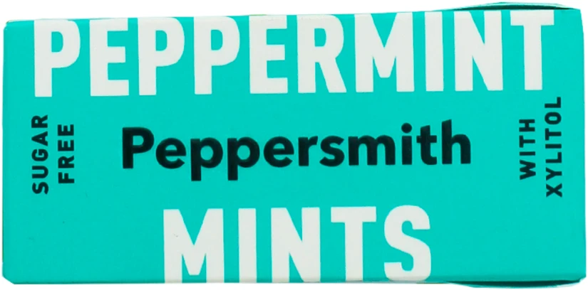 Peppersmith konfektai su ksilitoliu ir pipirmėtės skoniu, 25 vnt.