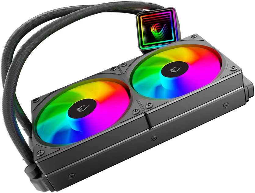 CPU AUŠINTUVAS RAMPAGE INFINITE V240 Juodas ARGB LGA1700/1851/AM5 240mm Liquid Cooler