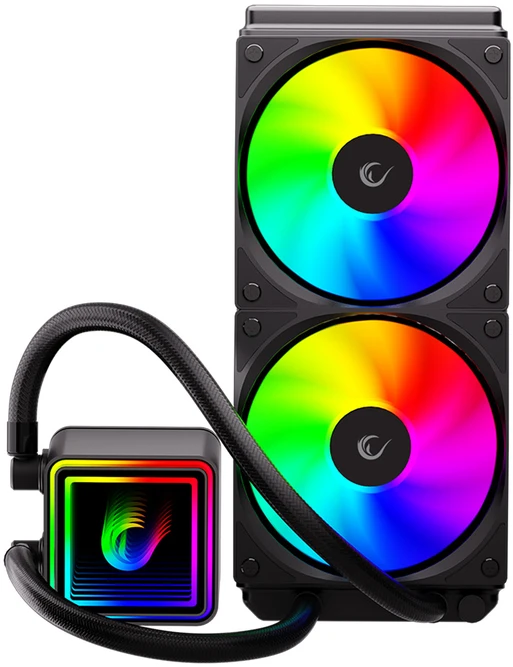 CPU AUŠINTUVAS RAMPAGE INFINITE V240 Juodas ARGB LGA1700/1851/AM5 240mm Liquid Cooler