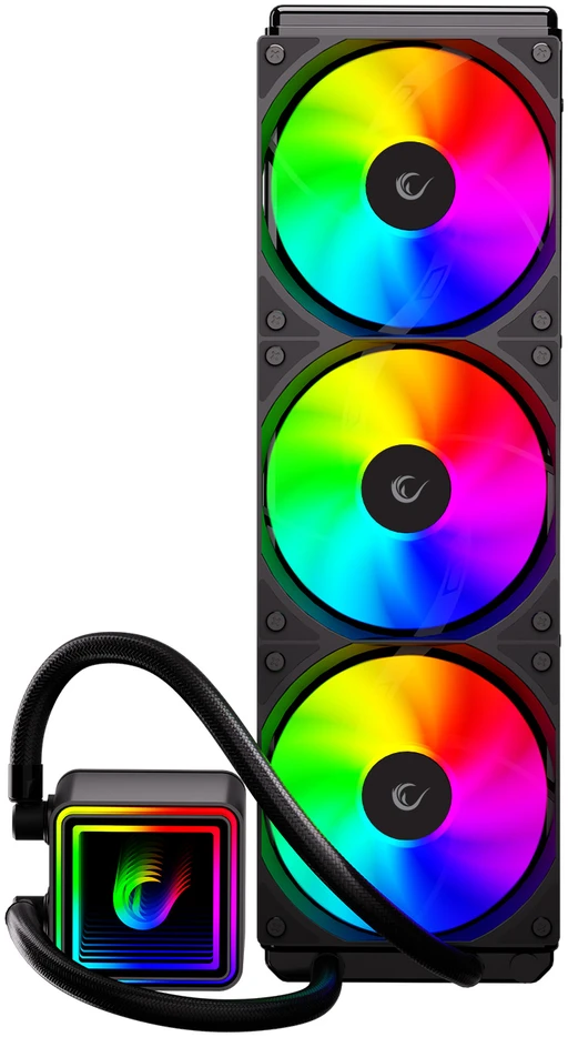 CPU AUŠINTUVAS RAMPAGE INFINITE V360 Juodas ARGB LGA1700/1851/AM5 360mm Liquid Cooler