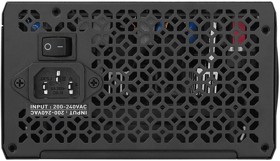 Modulinis maitinimo šaltinis Rampage MATE M750-80PB 750W 12cm Fan. 80 Plus Bronze. Active PFC. Full Modular. juodas