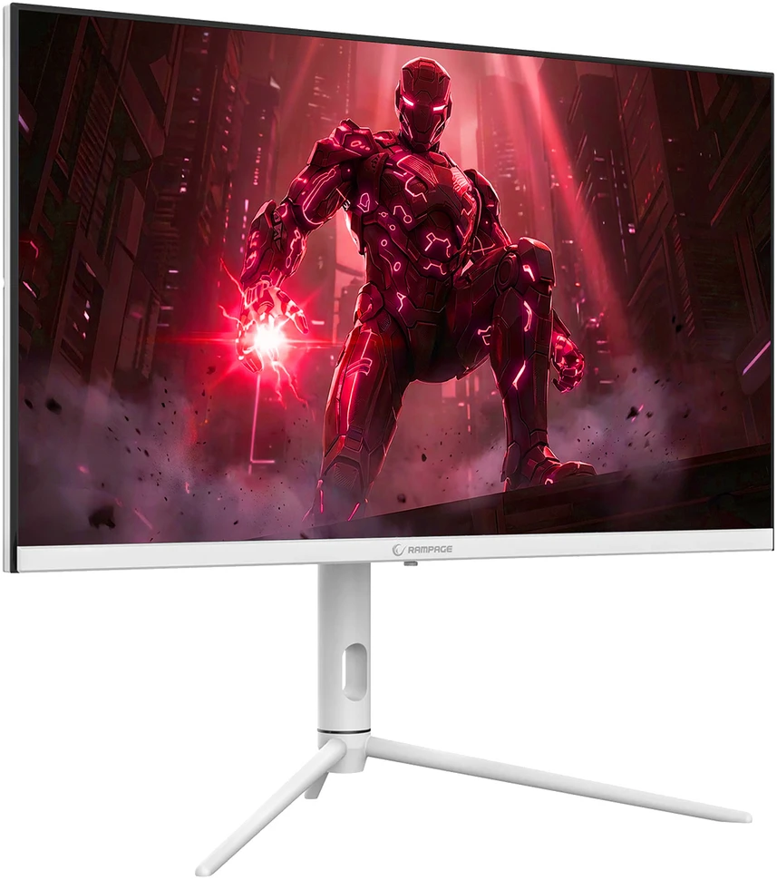 Monitorius Rampage GLACIER GL27R200Q 27'' 200Hz 1ms IPS QHD 2K AdaptiveSync RGB Pivot Baltas