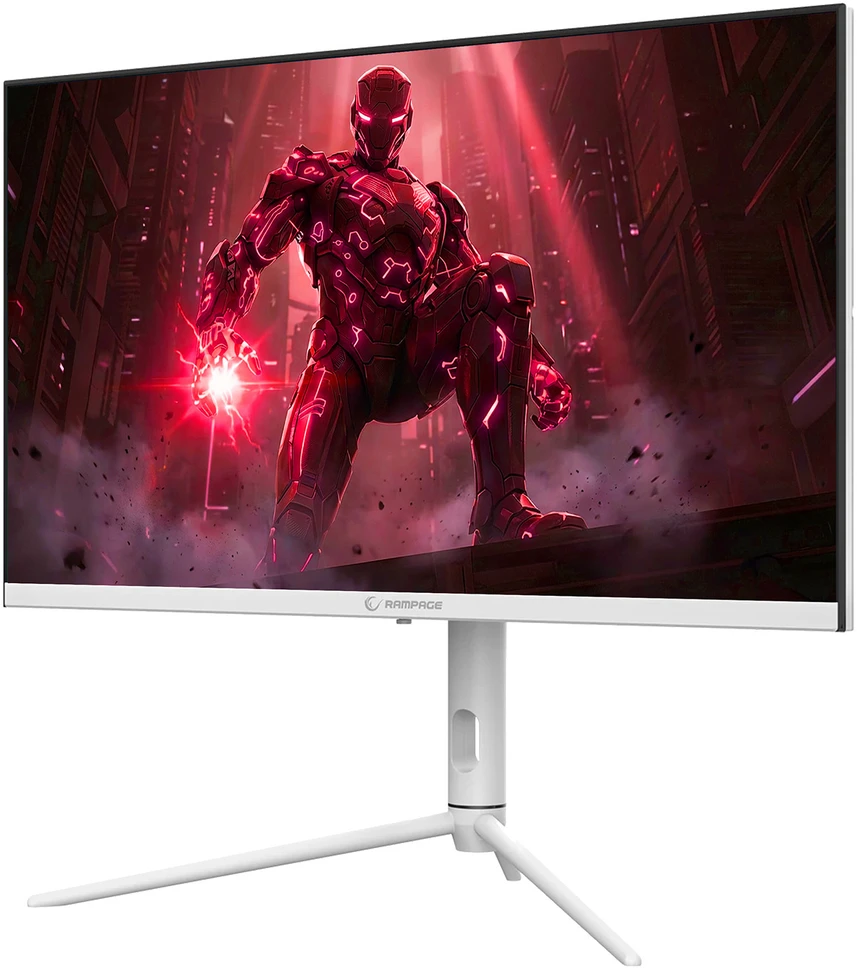 Monitorius Rampage GLACIER GL27R200Q 27'' 200Hz 1ms IPS QHD 2K AdaptiveSync RGB Pivot Baltas